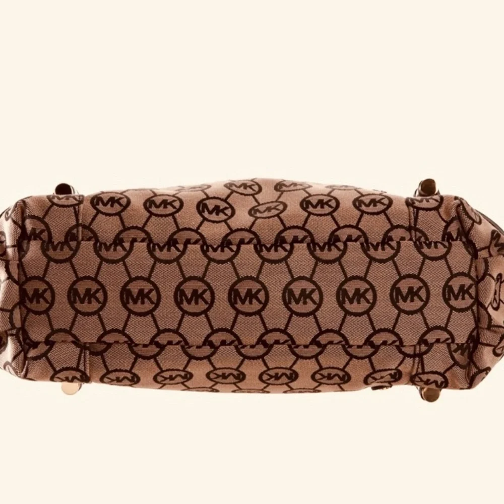 Michael Kors Tan and Brown Hobo Bag